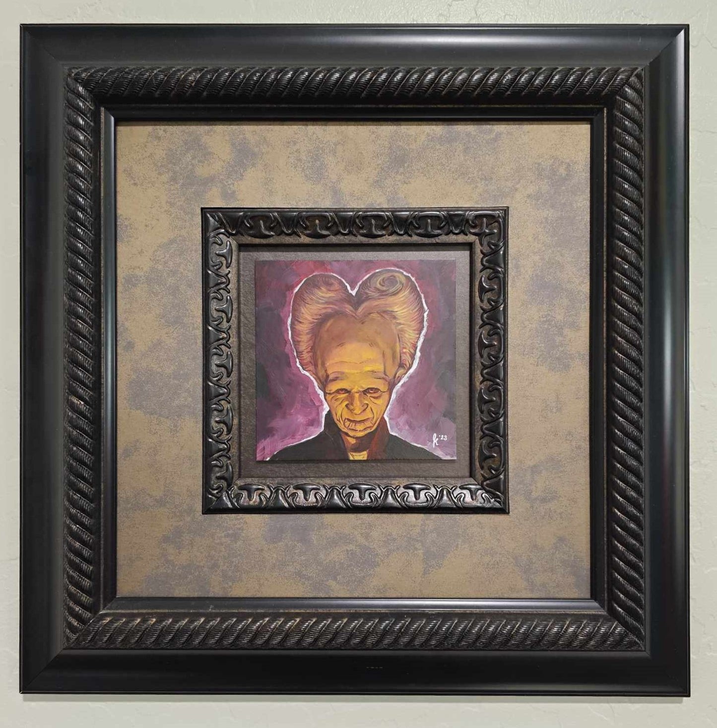 Dracula - Original Painting - Framed