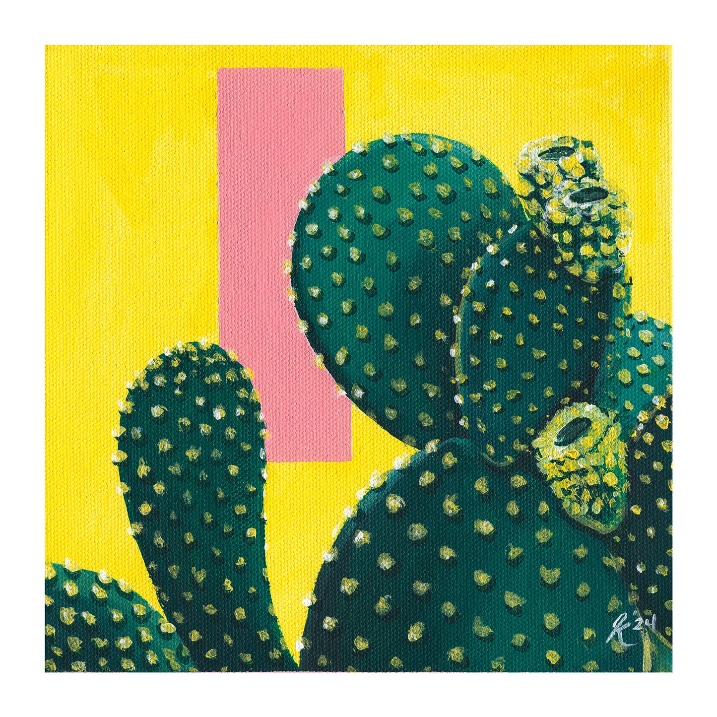 Cactus 1 - Original Painting - Acrylic on Canvas