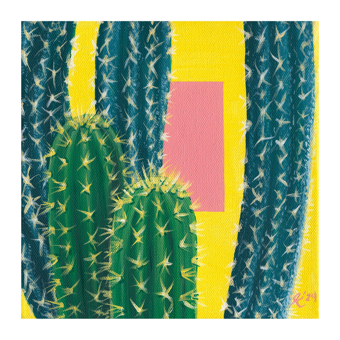 Cactus 2 - Original Painting - Acrylic on Canvas