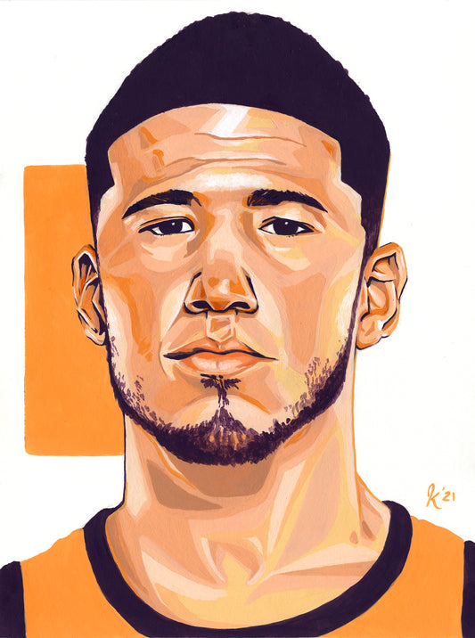 Devin Booker Portrait - Phoenix Suns - 8 x 10 Print