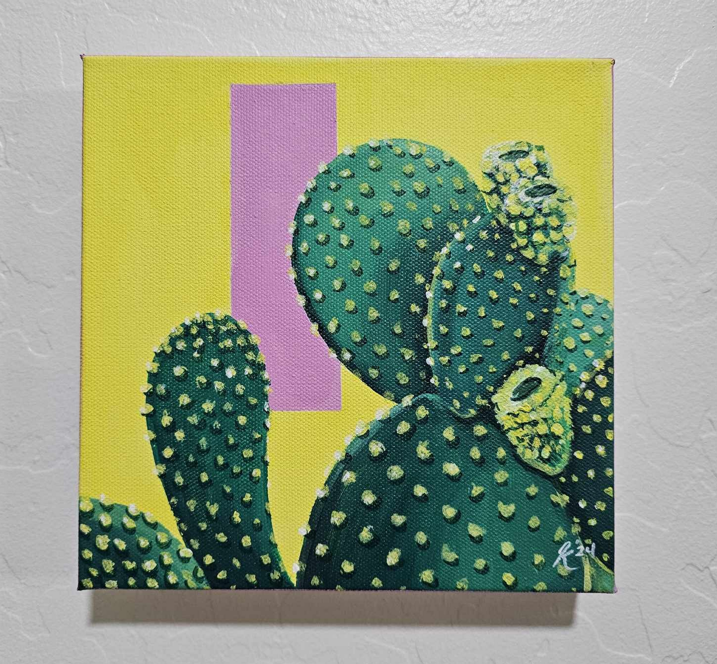 Cactus 1 - Original Painting - Acrylic on Canvas