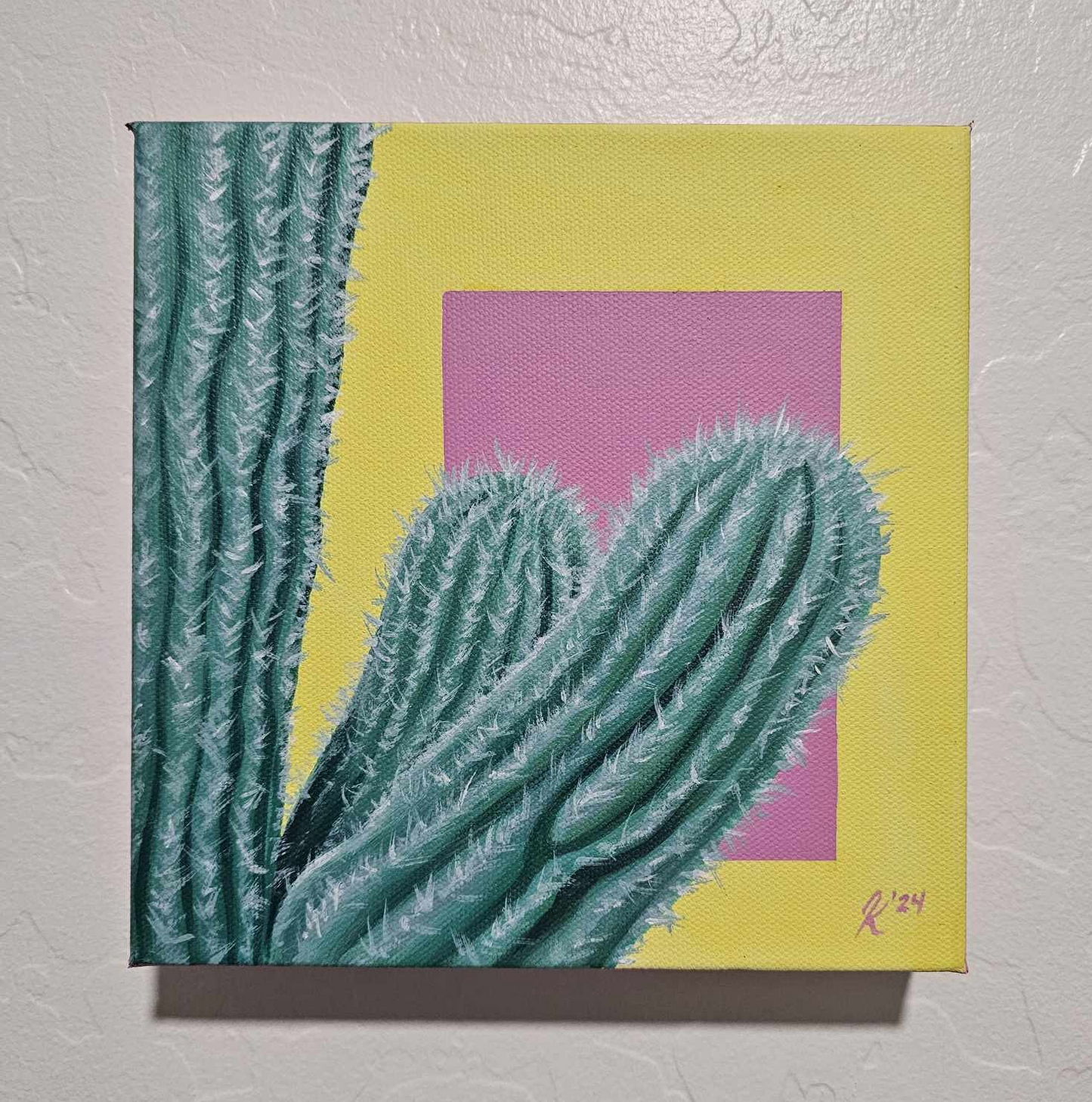 Cactus 3 - Original Painting - Acrylic on Canvas