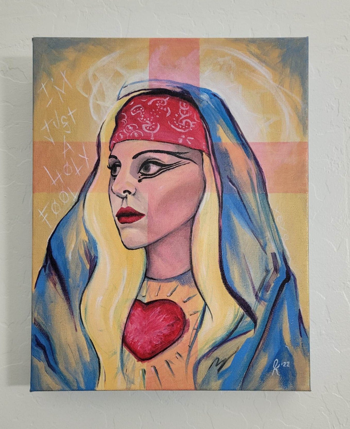 Holy Fool - Lady Gaga Portrait - Original Painting