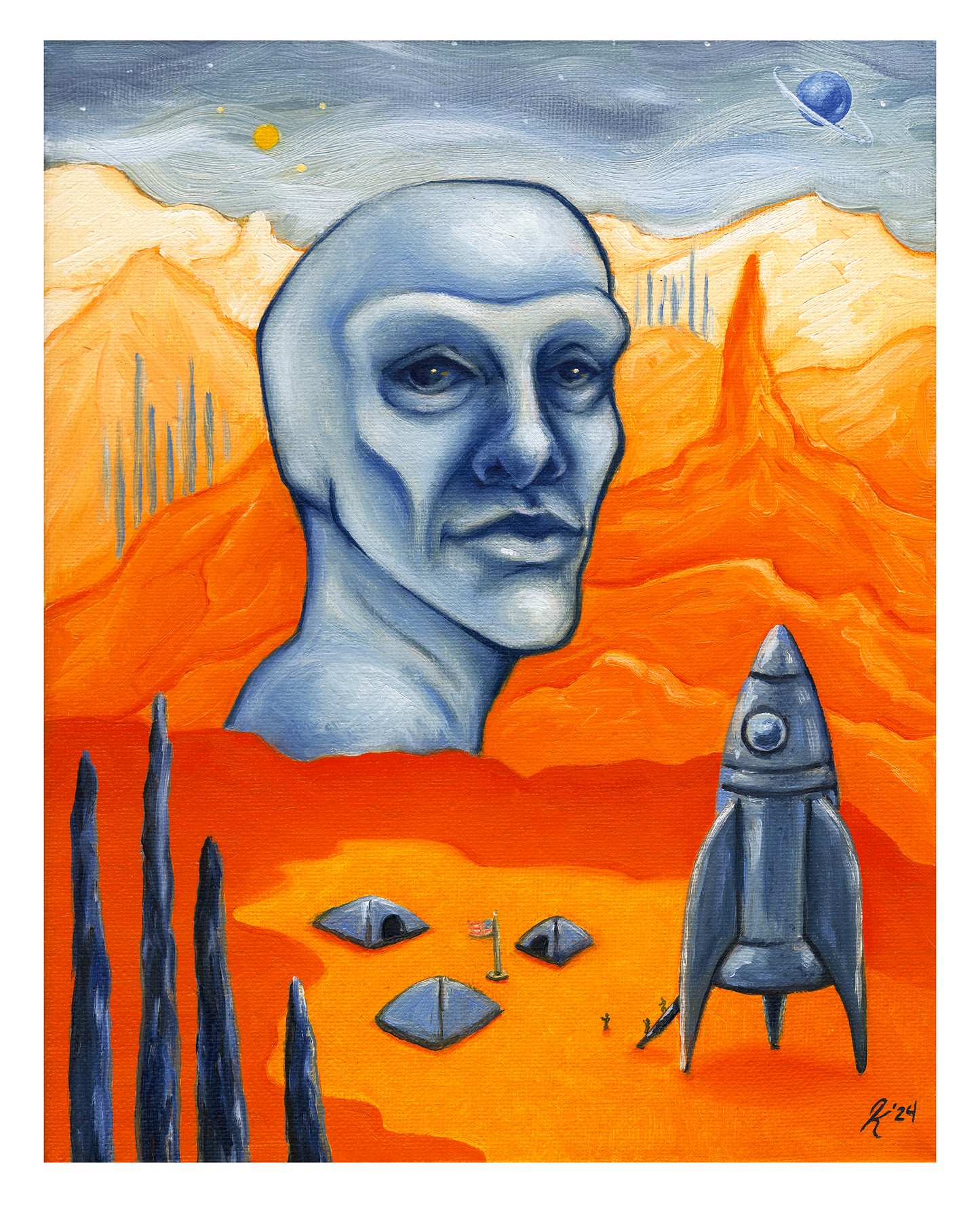 The Martian Chronicles - 8 x 10 Print